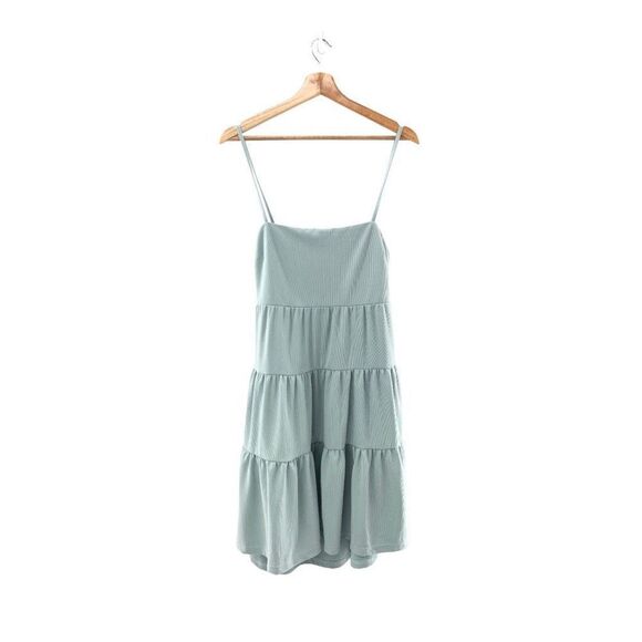 MINKPINK Hunter Smock Dress in Mint - Picture 2 of 9